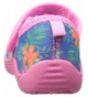 Flats Flora C Floral Aqua Sock Shoe(Toddler/Little Kid) - Blue/Neon Pink - CV11NULP36J $51.52