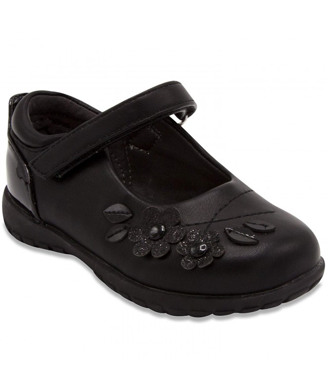 Flats Girls Gwen Flat Mary Jane Oxford Shoe Black - Black - CH185AOIRL8 $38.99