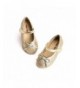 Flats KIDS BRON Ballet Flats Mary Jane School Dress Shoes(Toddler/Little Girls) (10 M US Toddler - G03 Gold) - C418K73MTNI $3...