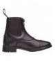 Boots Horze Kid's Front Zip Paddock Boots - Brown - CG1803AQO48 $54.13