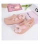 Flats Princess Girls 3D Camellias Flowers Mary Jane Jelly Shoes - Pink - C118G2YH2UQ $24.40