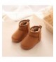 Boots Winter Boots Boy Girl Soft Warm Shoes Toddler Black Snow Boots (Toddler/Little Kid) - Khaki - CH186E9E5W8 $36.74
