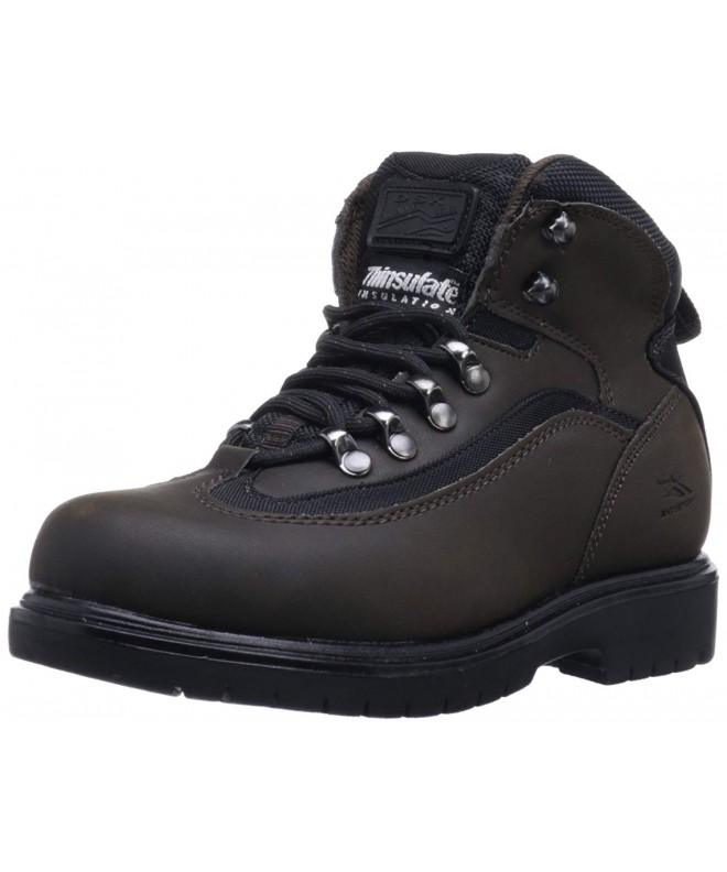 Boots Buster Thinsulate Waterproof Comfort Hiker (Little Kid/Big Kid) - Dark Brown - CJ115WKXYRV $81.01