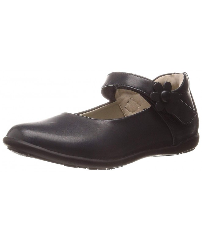 Flats Sally Back to School Mary Jane (Toddler/Little Kid/Big Kid) - Navy Smooth Leather - CB11US5MOZD $76.33