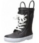 Boots Kids' Waterproof Sneaker Rain Boot - Sneaker Black - C212NSYYCRX $53.08