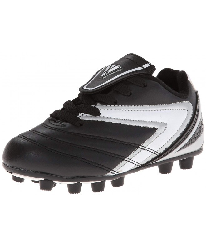 Flats Verona FG Soccer Shoe (Toddler/Little Kid/Big Kid) - Black/White/Silver - CK117JYG8I5 $38.92