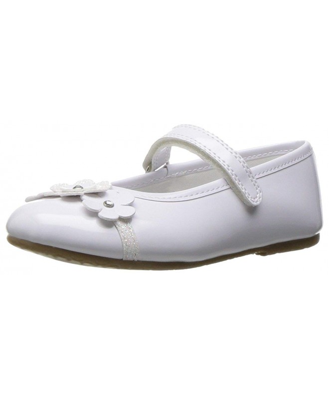 Flats Kids' Lil Melody Ballet Flat - White Patent - C312N3BCPKO $37.91