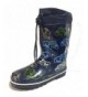 Boots Boys Blue Rain Snow Boots w/Lining and Ties - Cars - Trucks Design- - CB12NTICVK8 $28.67