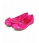 Flats Patent Leatherette Bow Ballerina Flat (Little Girl/Big Girl) EI48 - Magenta - CG12HTXFYAH $35.09