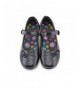 Flats Girls School Uniform Strap Shoes Kids Mary Jane Flats (3 M US Little Kid - Black-3) - CO18DAEN8H6 $30.26