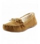 Flats Brown Leather Suede Moccasin - Brown - CH11X9YVM71 $33.76