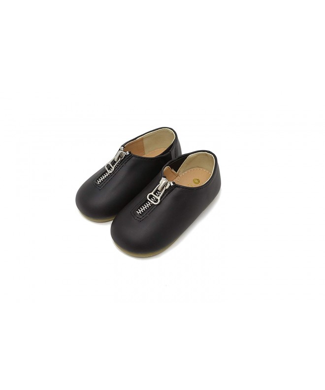 Flats Girl's Boy's Zippy Shoes Slip_on(Toddler/Boys/Girls/Little Kid) - Black - CV18D4KD62R $41.01