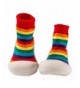 Flats Child Cotton Socks Indoor Walking Shoes for Girls and Boys - Rainbow - CD18HYCLISK $19.10