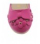 Flats Girls Bowtie Dress Marry Jane Flats(Toddler/Little Kid New - Rose Red - CR17AA3O5LO $20.22