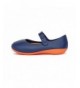 Flats Kids Mary Janes Shoes Extreme Comfort Waterproof Ergonimic Fit for Little Girls - Deep Navy - CT12CUVV5YN $67.17