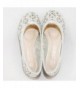 Flats Kids Round Toe Ballet Ballerina Flats (Toddler/Little Girl/Big Girl) Silver - Silver - CU11UU75NU7 $38.28