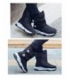 Boots Snow Boots for Boys and Girls Winter Waterproof Warm Outdoor Shoes - Black - C718K5OGM0M $57.44
