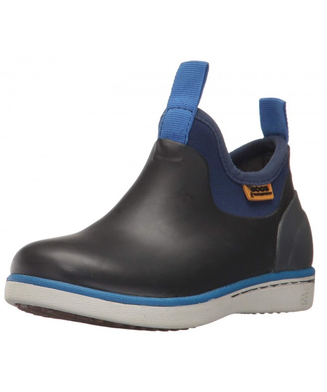 Boots Riley Kids Slip-On Waterproof Low Top Rain Boot for Boys and Girls - Black/Multi - CY12NU8Q02E $96.90