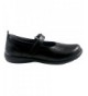 Flats Big Girls Black Soft Leather Shoes - Cristina 3.5M - C018GN3QDH3 $56.58
