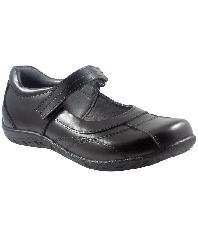 Flats Little Girls Black Soft Leather Shoes - Carmen 2M - CU18GMRXNXR $50.57