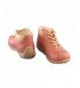 Flats European Genuine Leather Kids Shoes with Laces - Pink - C61866T76X5 $62.83