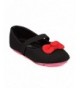 Flats Leatherette Perforated Bow Tie Mary Jane Flat (Toddler Girl/Little Girl) FB79 - Black - CK12JTHCLR1 $45.69