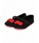 Flats Leatherette Perforated Bow Tie Mary Jane Flat (Toddler Girl/Little Girl) FB79 - Black - CK12JTHCLR1 $45.69