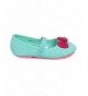 Flats Leatherette Perforated Bow Tie Mary Jane Flat (Toddler Girl/Little Girl) FB79 - Mint - C212JTHBR99 $42.53