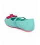Flats Leatherette Perforated Bow Tie Mary Jane Flat (Toddler Girl/Little Girl) FB79 - Mint - C212JTHBR99 $42.53
