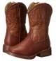 Boots Texson Square Toe Classic Cowboy Boot (Toddler/Little Kid) - Brown - CB11Q7UU90F $88.83