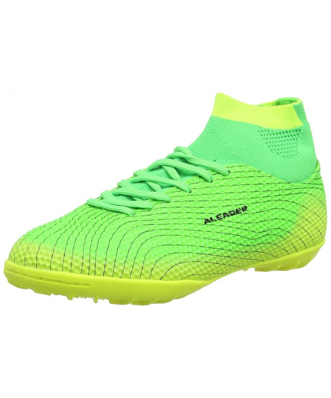 Football Boy's Athletic Turf Indoor Soccer Shoes Football Boots (Little Kid/Big Kid) - Green - CP12N3ZQXFS $75.01