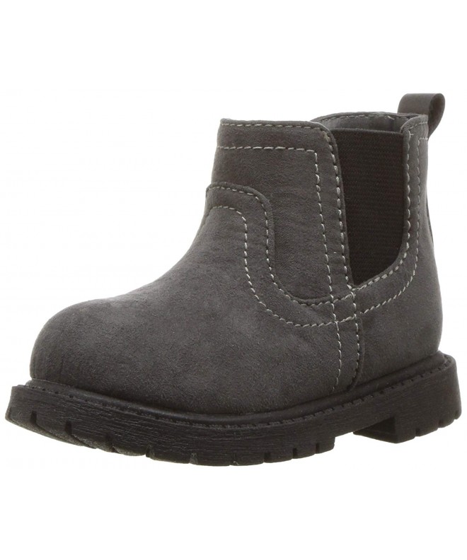 Boots Kids Boy's Cooper3 Grey Chelsea Boot Fashion - Grey - CM189OLDS6N $41.42