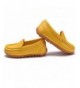 Loafers Kids Girls Boys Slip-on Loafers Oxford PU Leather Flats Shoes(Toddler/Little Kid) - Yellow - CV188TAU3ZL $22.47