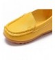 Loafers Kids Girls Boys Slip-on Loafers Oxford PU Leather Flats Shoes(Toddler/Little Kid) - Yellow - CV188TAU3ZL $22.47
