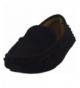 Loafers Girl's Boy's Suede Slip-on Loafers Casual Shoes(Toddler/Little Kid/Big Kid) - Black - CA129WMPPP3 $35.86