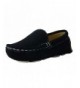 Loafers Boys' Girls' Suede Slip-On Loafers Flats Moccasins Comfort Casual Shoes (Toddler/Little Kid) - Black - CB18H826E4M $4...