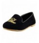 Loafers Black Loafer Slip on Flat - Black2 - C418399093Z $21.98