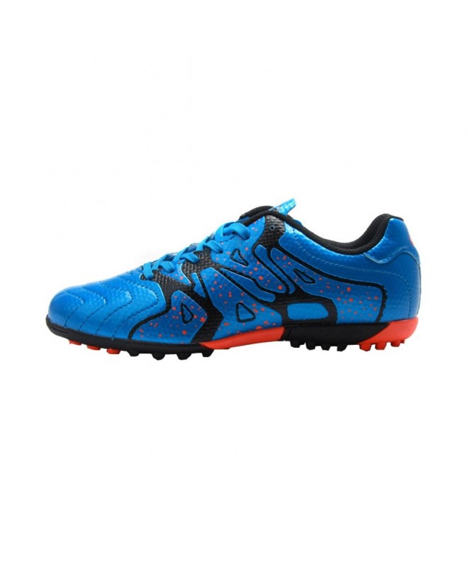 Football Kids' Indoor Soccer Football Shoes - Patent Synthetic Leather - Turf - Indoor - Star Blue - C912NSHXTM8 $54.64