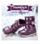 Boots Boys Girls Kids Winter Snow Boots Toddler/Little/Big Kids Anti-Slip Faux Fur Lined Cold Weather Shoes - Purple - CI18K7...