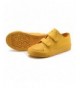 Loafers Maxu Canvas Kid Sneaker Hook and Loop Loafers - Yellow - CO185RQIWX5 $30.82
