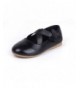 Loafers Girls Ballerina Mary Jane Toddler Dress Flat Shoes for Wedding Party School Black Toddler Size 7 - C818ISIDNTR $34.03