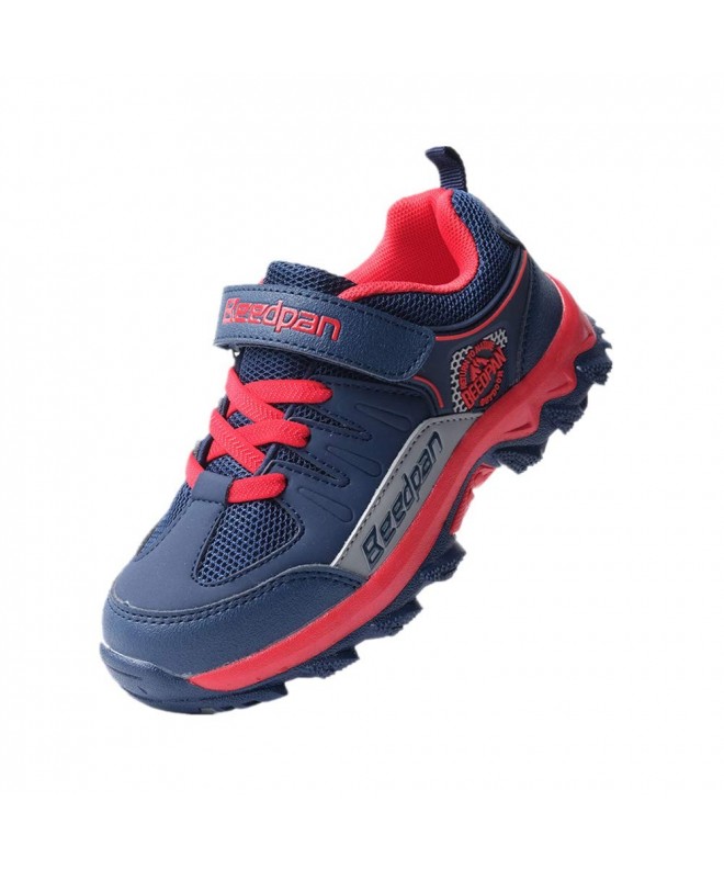 Hiking & Trekking Breathable Resistance Sneakers - Grey/Red - C018HXNOODR $54.94