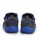 Hiking & Trekking Boy's Girl's Children Sneakers Athletic Easy Strap Running Shoes (Toddler/Little Kid/Big Kid) Green - Gray/...
