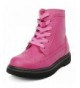 Hiking & Trekking Girls Boys Wingtip Hiking Ankle Boots Side Zipper - Pink - C618K5CGR2Z $46.33