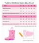 Rain Boots Toddler Boys Girls Printed Light Up Rain Boots - Unicorn Pink - C018M03LSN9 $44.30