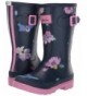 Rain Boots Kids' Jnr Welly Print Rain Boot - Blue Confetti Floral - CW18ELMZGWC $73.89