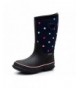 Rain Boots Girls' Neoprene Rubber Waterproof Dot Snow Boots Winter Warm Kids' Outdoor Durable Rain Shoes - Colored Dot - CE18...