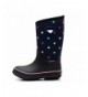 Rain Boots Girls' Neoprene Rubber Waterproof Dot Snow Boots Winter Warm Kids' Outdoor Durable Rain Shoes - Colored Dot - CE18...