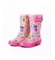 Rain Boots Natural Lightweight Waterproof Patterns Toddlers - B101pink - CJ18L3TE3OC $39.54