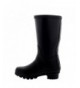 Rain Boots Unisex Kids Original Plain Wellie Rain Snow Winter Waterproof Mud Boots - Black - CL11ZVUS35Z $49.57